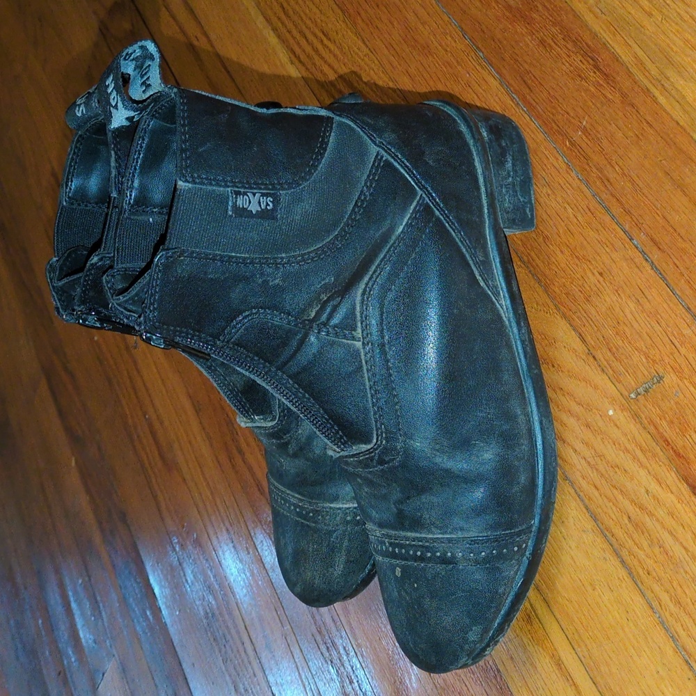 Black Saxon Paddock Boots